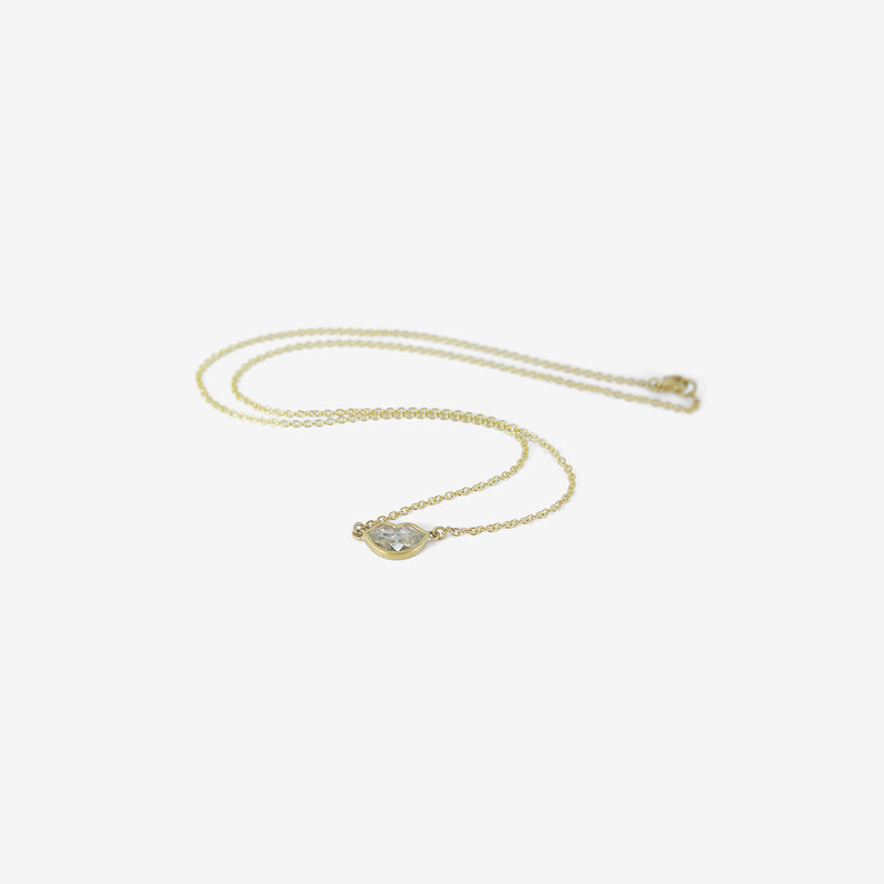 LOLA BROOKS 18K & DIAMOND KISS PENDANT, .72CT