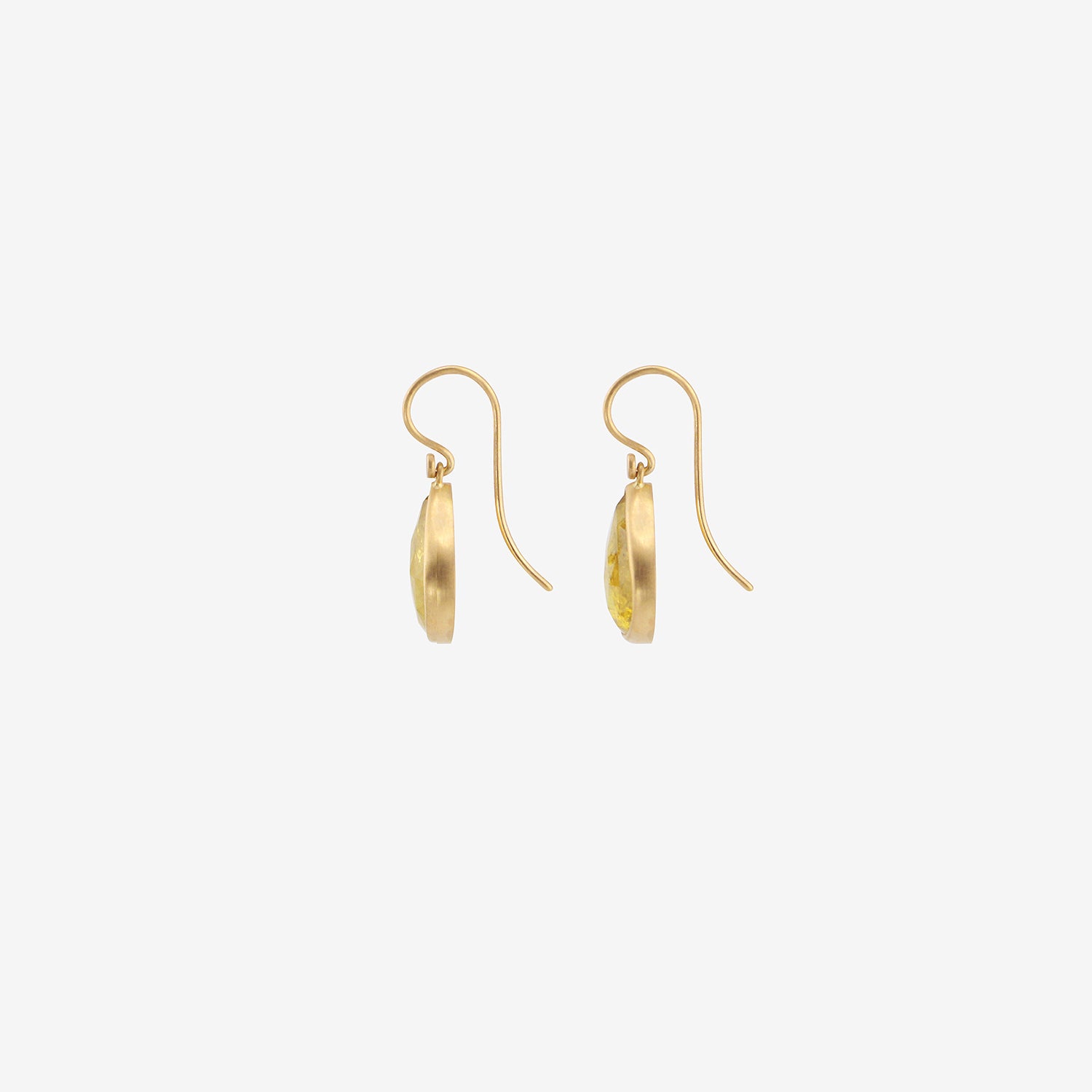 LOLA BROOKS 18K & PEAR-SHAPED SUNSHINE YELLOW TOURMALINE DROP EARRINGS, 12.79CT