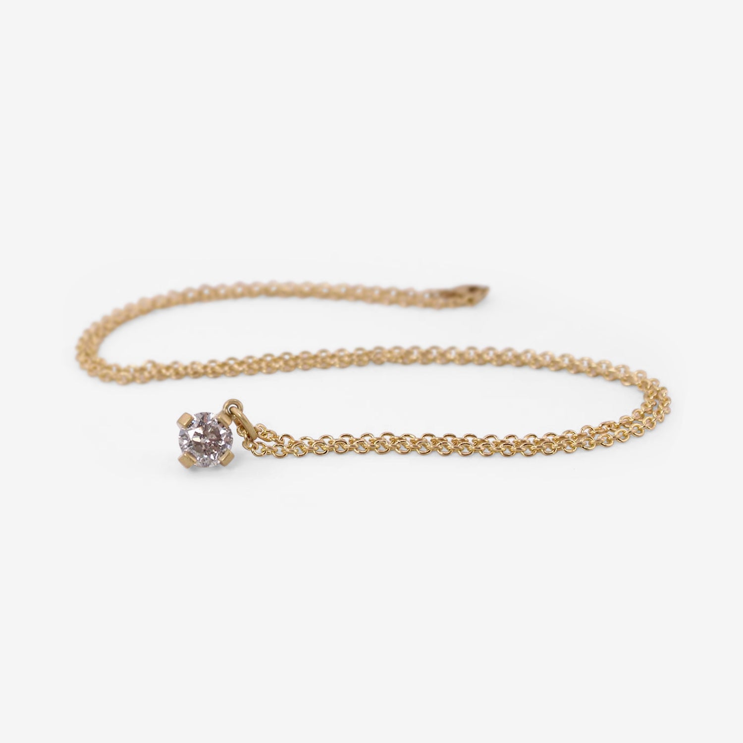 LOLA BROOKS 18K & PRONG-SET BRILLIANT-CUT DIAMOND SOLITAIRE PENDANT, 1.5CT