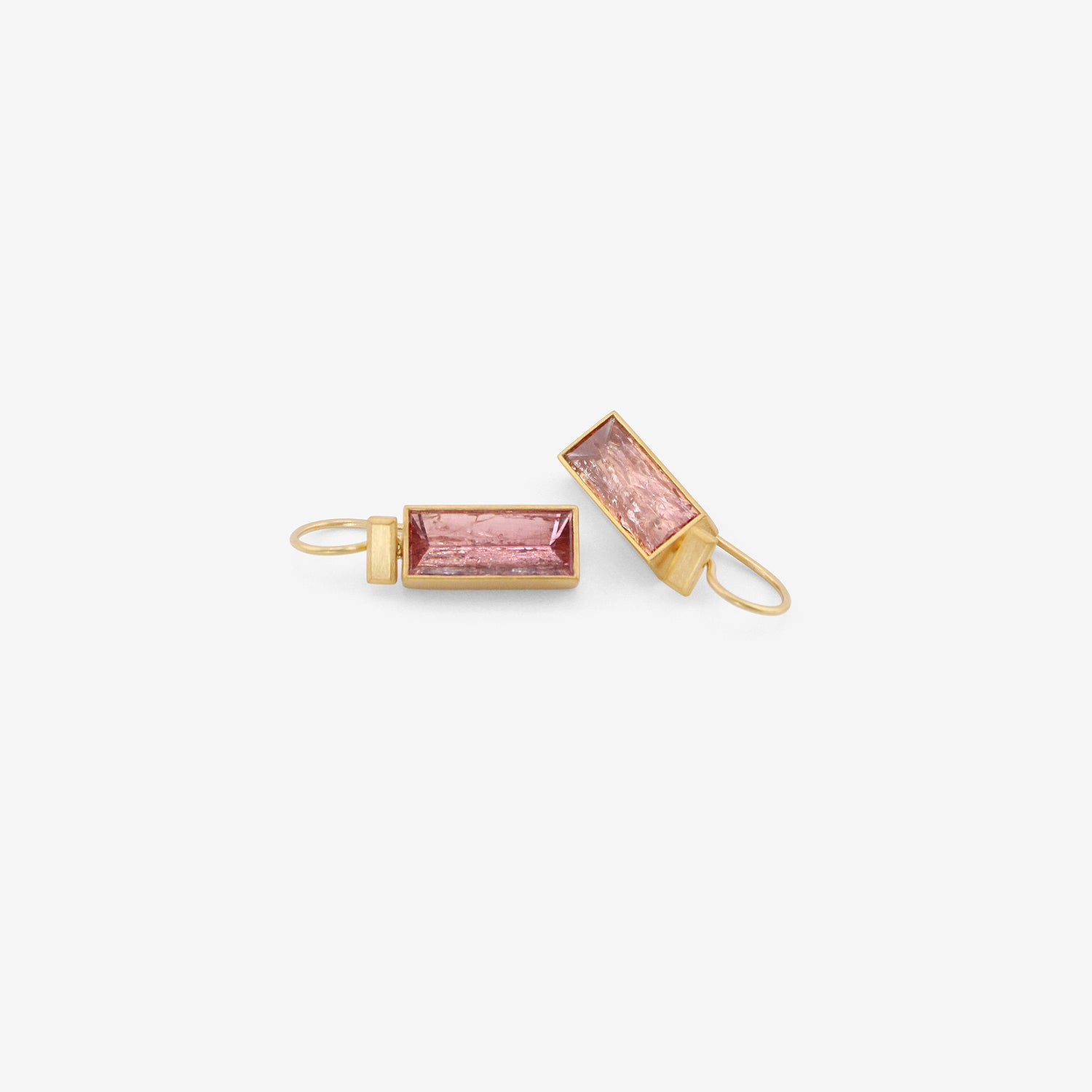 LOLA BROOKS 22K & RECTANGULAR IMPERIAL TOPAZ DROP EARRINGS, 6.2CT