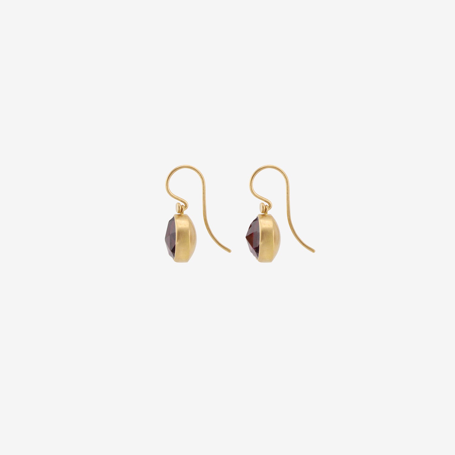 LOLA BROOKS 18K & ROUND RED-PINK TOURMALINE ROLY-POLY DROP EARRINGS, 6.2CT
