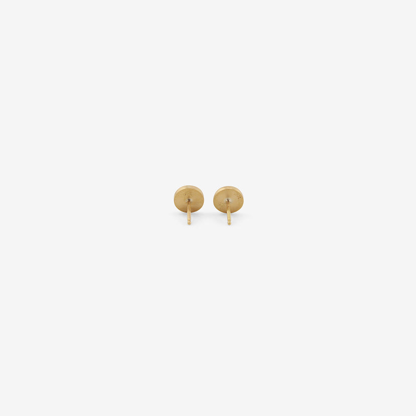 LOLA BROOKS 18K & ROUND ROSE-CUT WHITE SAPPHIRE STUDS, 1.91CT