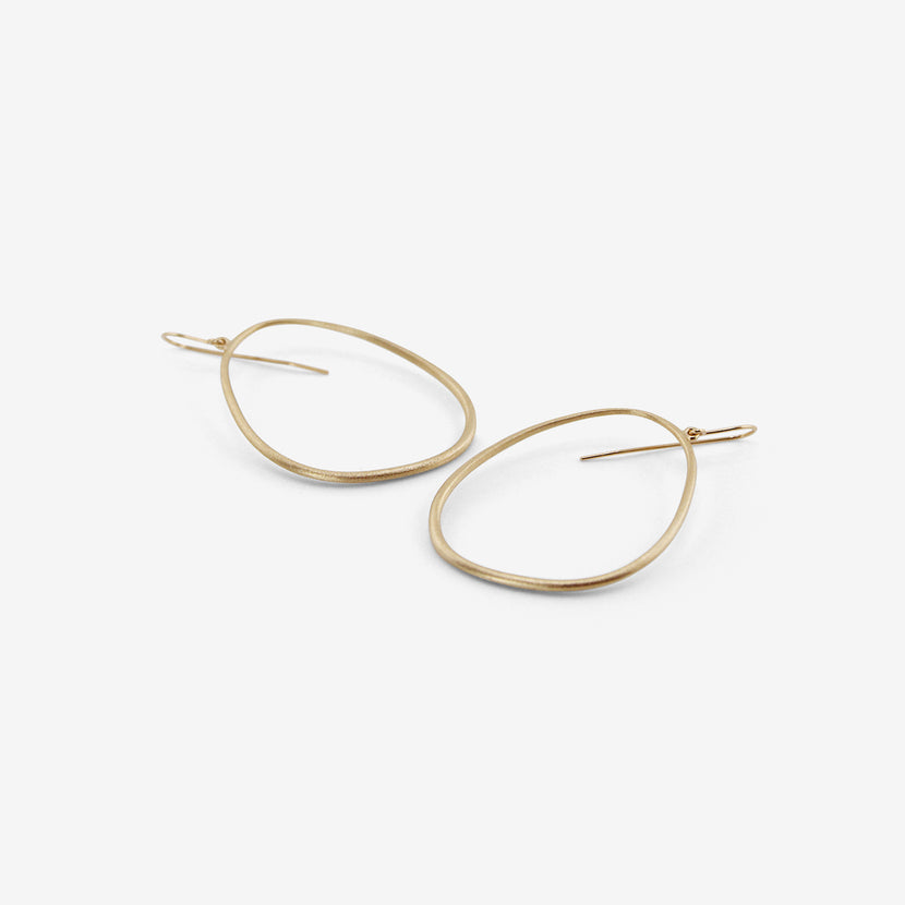 NICOLE LANDAW 14K AVIATOR EARRINGS