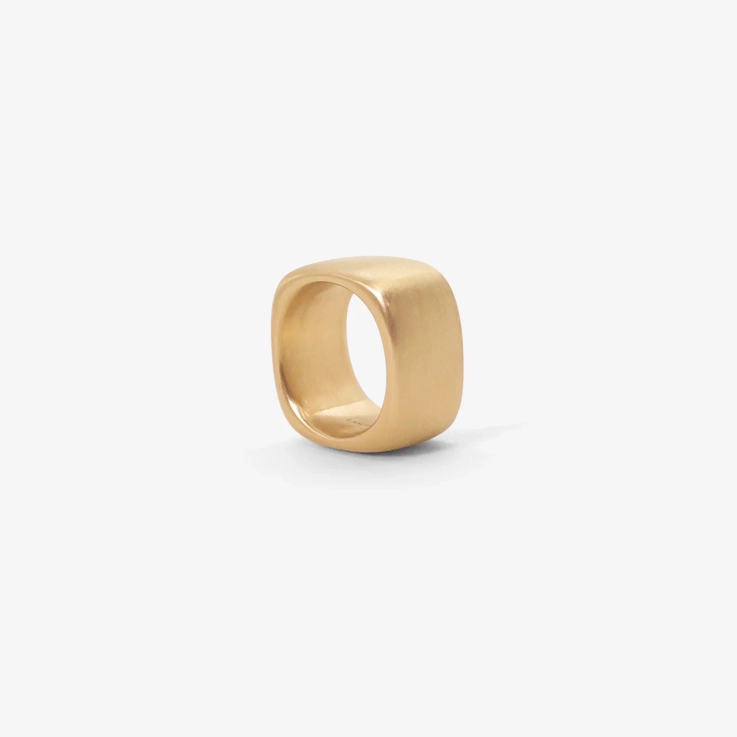 NICOLE LANDAW 14K CUSHION SQUARE BAND