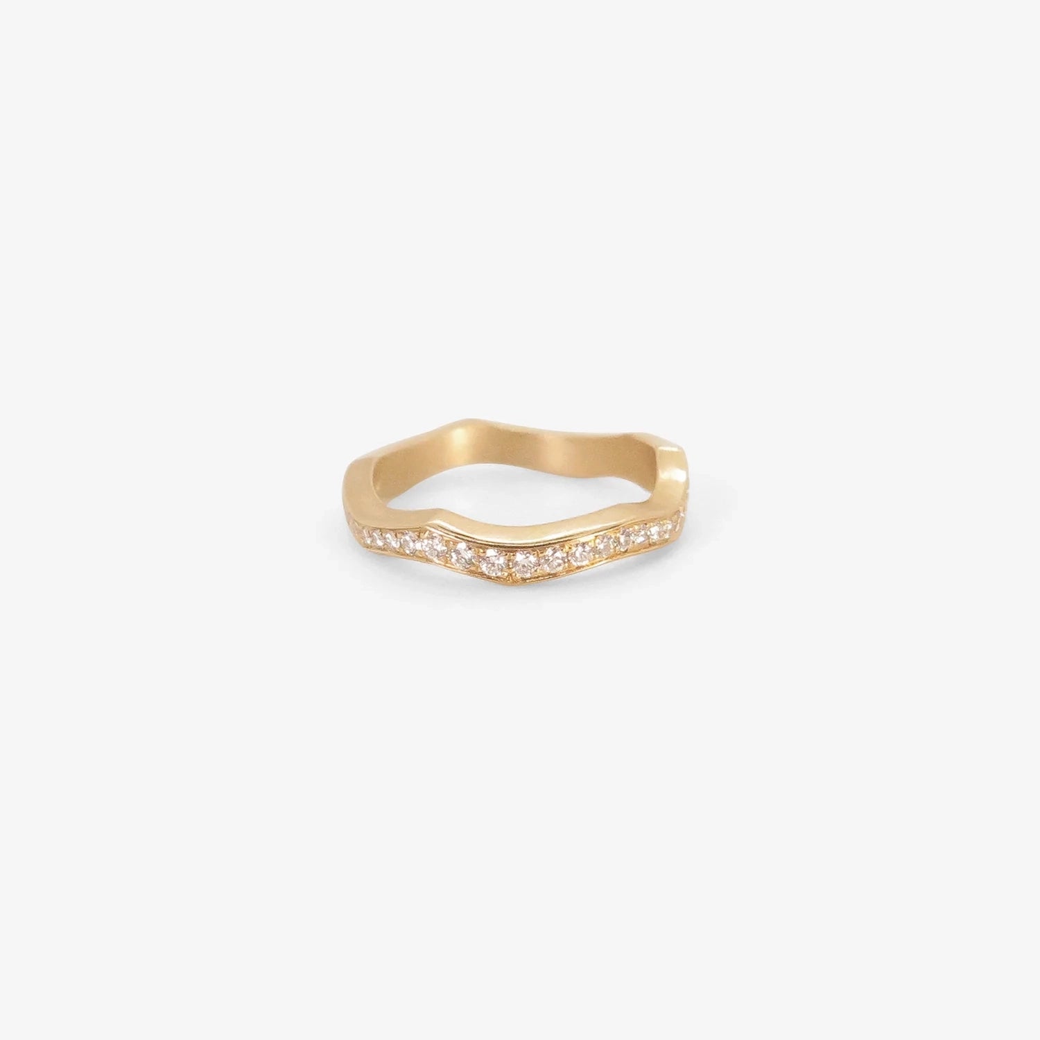 NICOLE LANDAW 18K & DIAMOND KINTSUKUROI ETERNITY BAND, .45CT