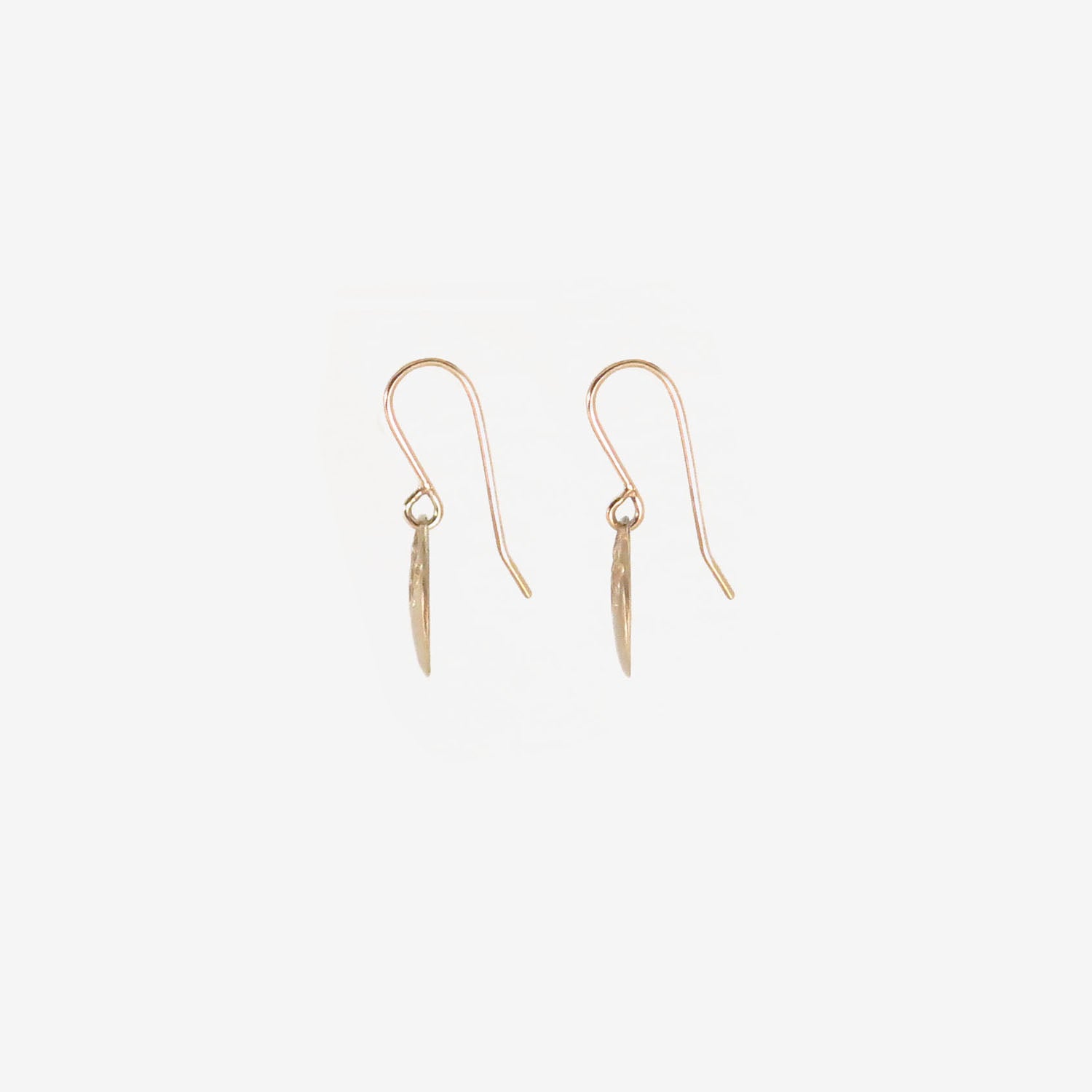 NICOLE LANDAW 14K MINI FRENCH LACE EARRINGS