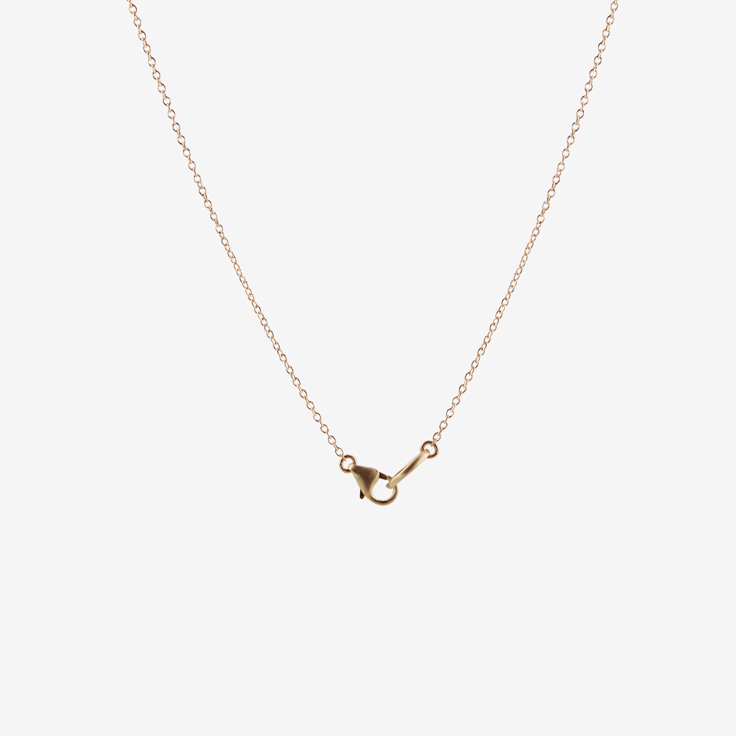 NICOLE LANDAW 14K OBLONG SPIRAL TWIST NECKLACE