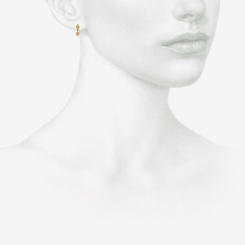 PROUNIS 22K DUO NONA EARRINGS