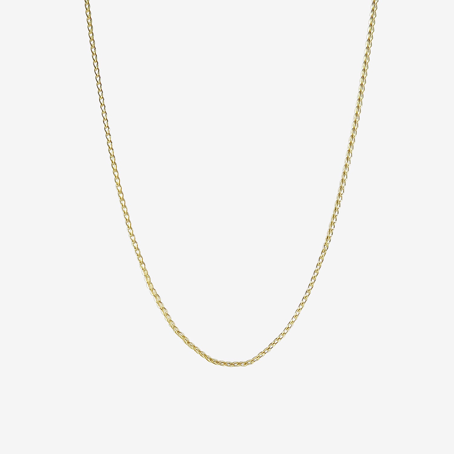 PROUNIS 22K SOLO CHAIN WITH FIBULA CLASP