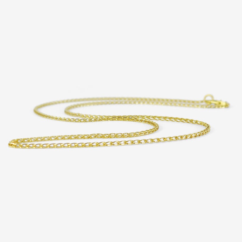 PROUNIS 22K SOLO CHAIN WITH FIBULA CLASP