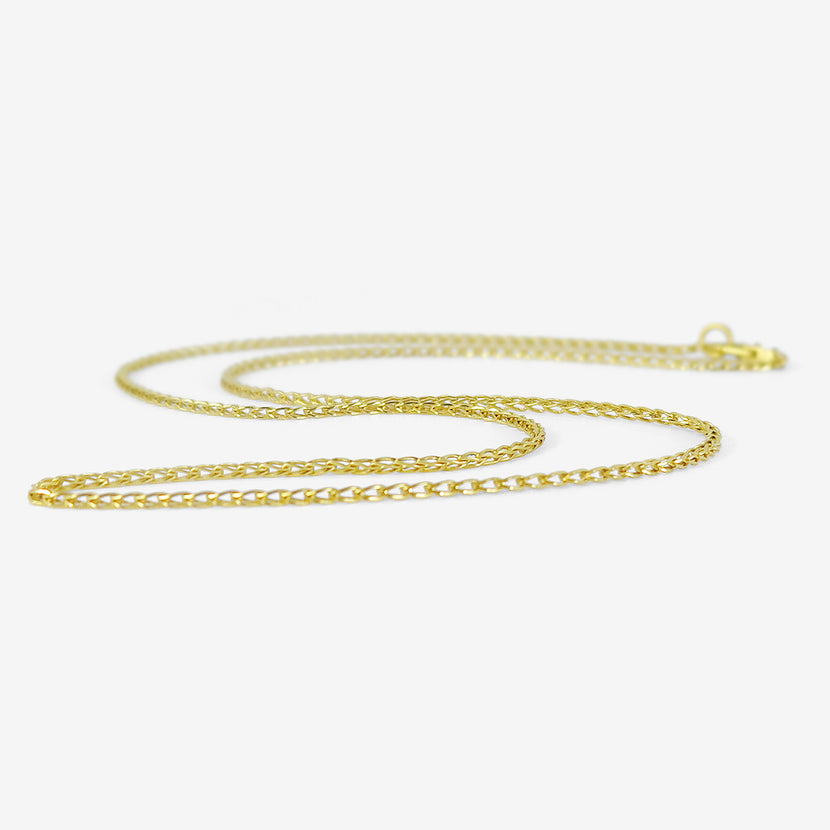 PROUNIS 22K SOLO CHAIN WITH FIBULA CLASP