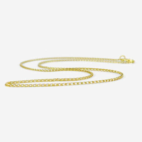 PROUNIS 22K SOLO CHAIN WITH FIBULA CLASP