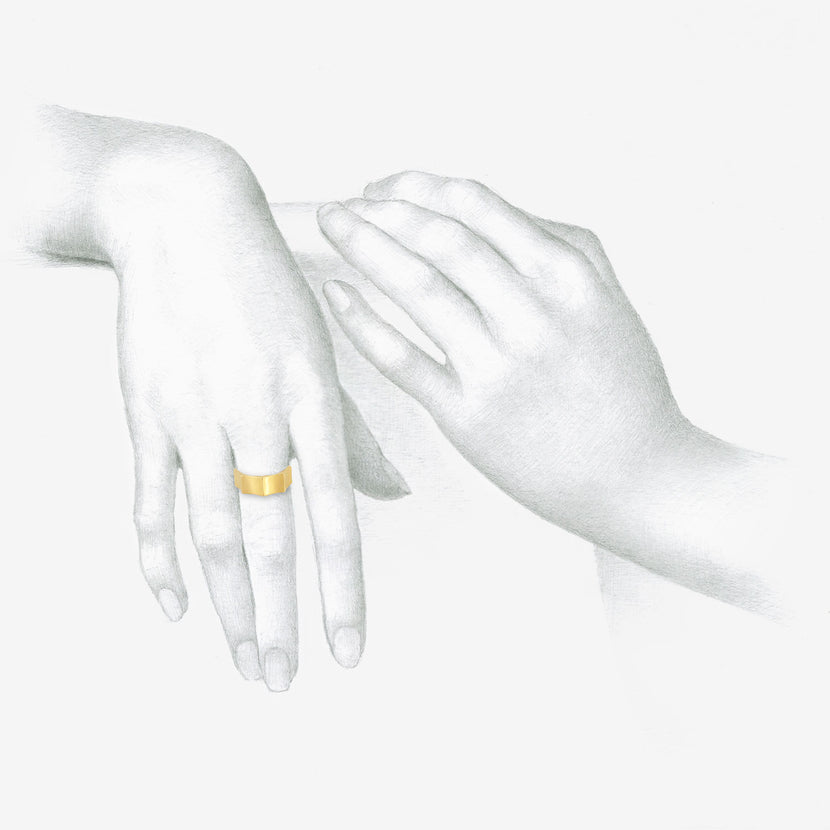 PROUNIS 22K ODE RING