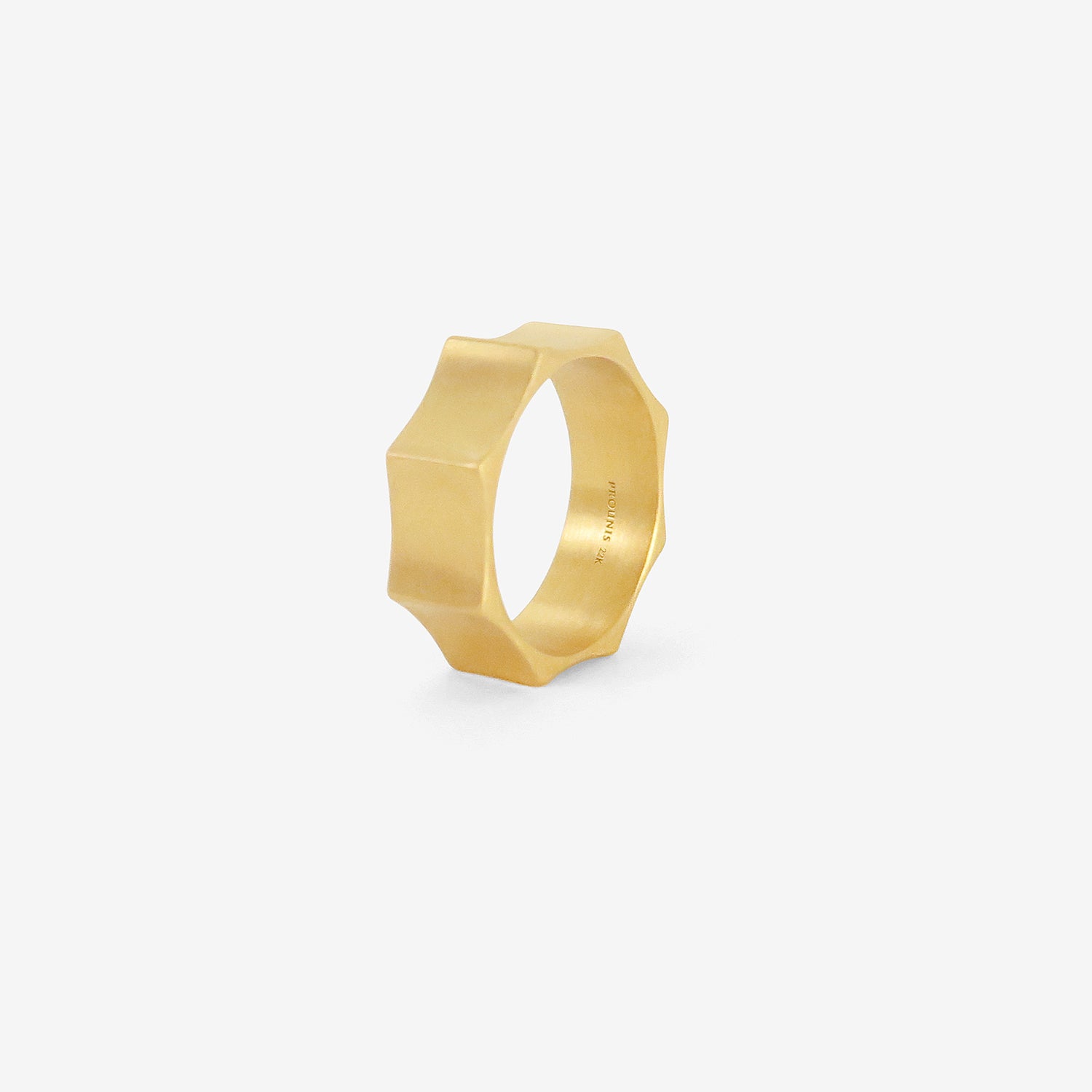PROUNIS 22K ODE RING