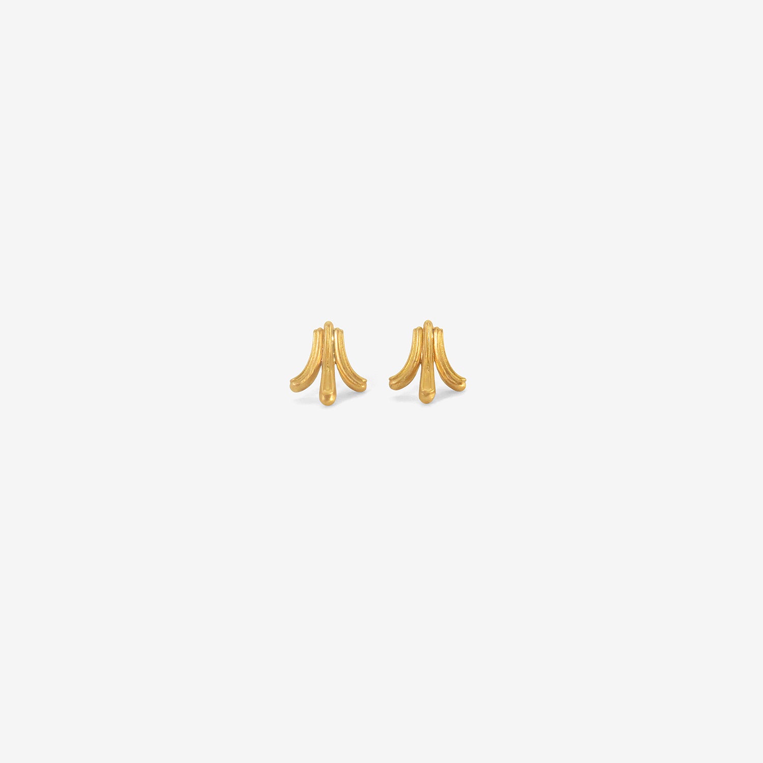 PROUNIS 22K OSIER STUDS