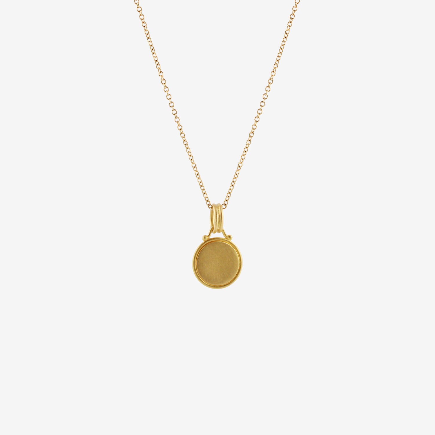 PROUNIS 22K 14MM STATER PENDANT