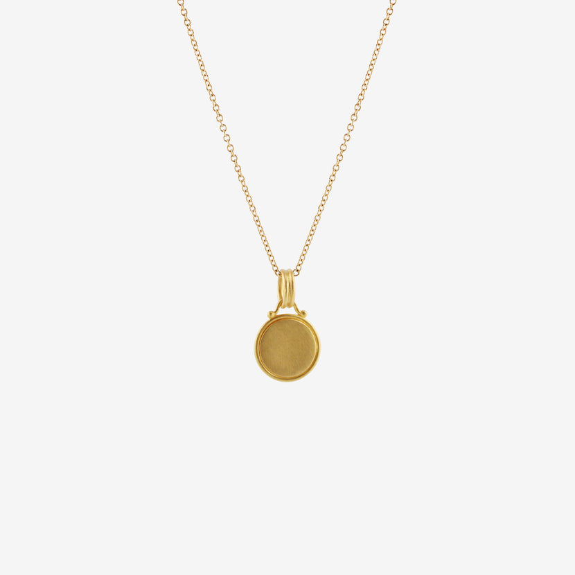 PROUNIS 22K 14MM STATER PENDANT