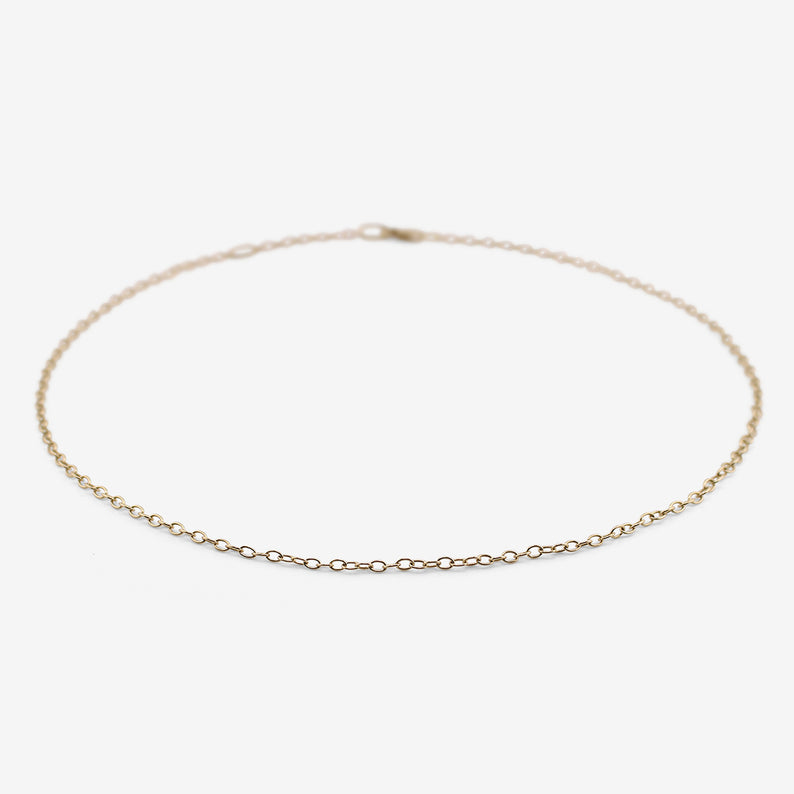 ROSANNE PUGLIESE 14K ADJUSTABLE MEDIUM CHAIN, 18 1/2"