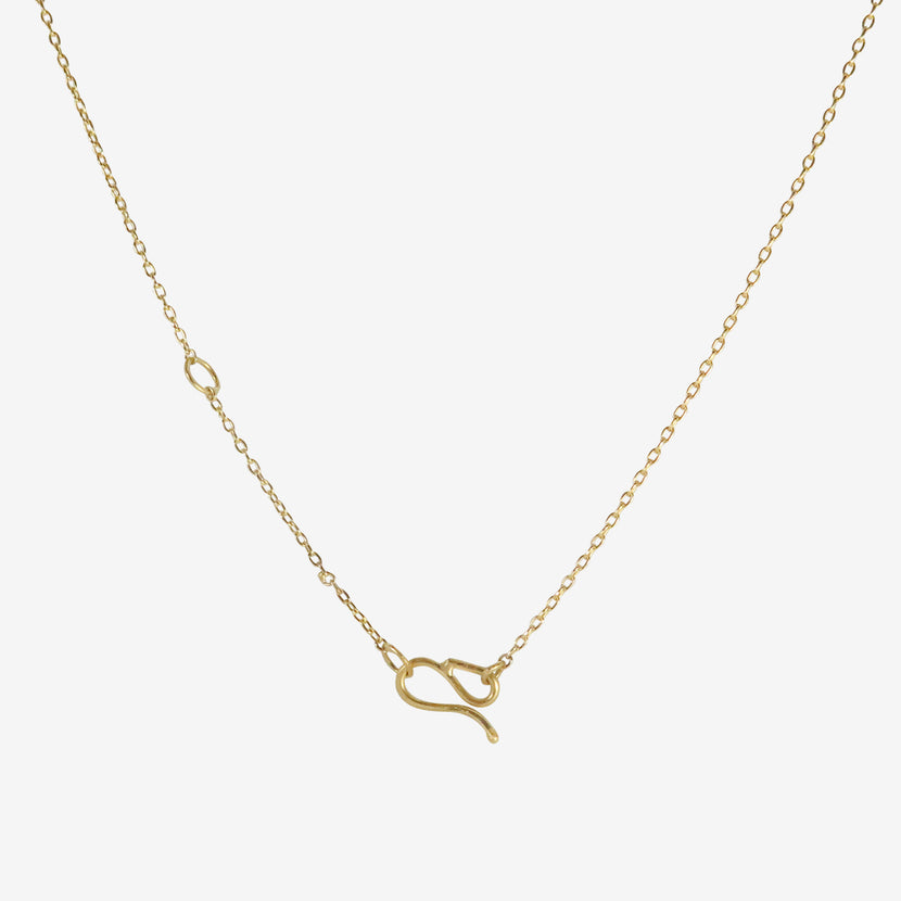 ROSANNE PUGLIESE 18K & RECTANGULAR GREEN TOURMALINE MINI GEM PENDANT