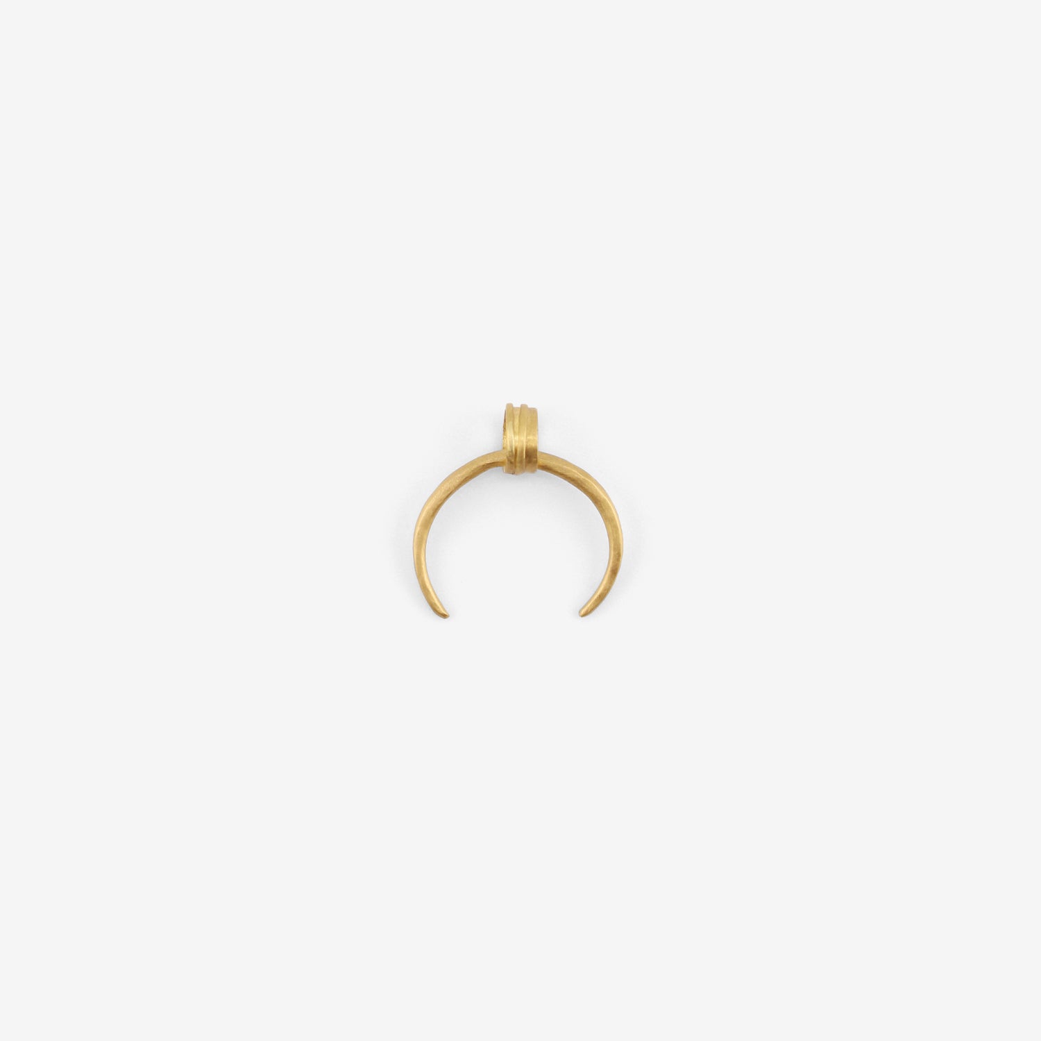 ROSANNE PUGLIESE 22K CRESCENT PROTECTION TALISMAN PENDANT