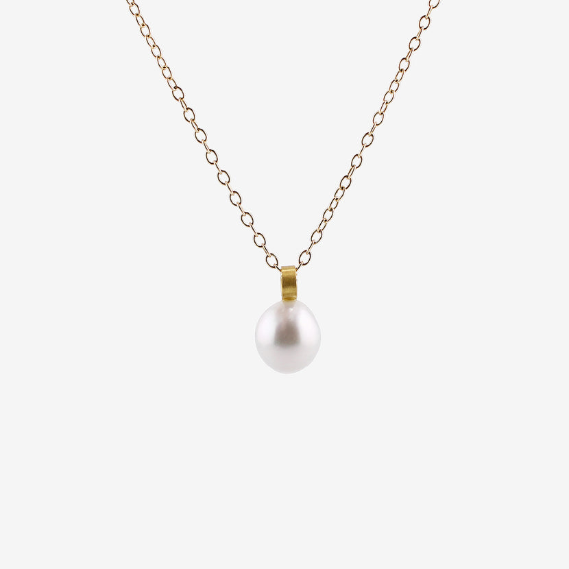 ROSANNE PUGLIESE 22K & TAHITIAN PEARL PENDANT