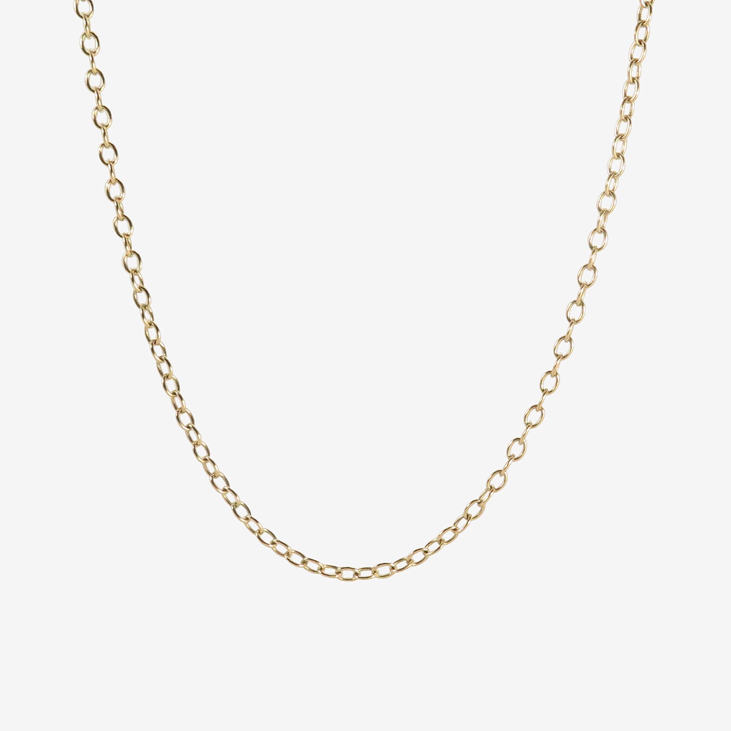 ROSANNE PUGLIESE 14K ADJUSTABLE MEDIUM CHAIN, 21 3/4"