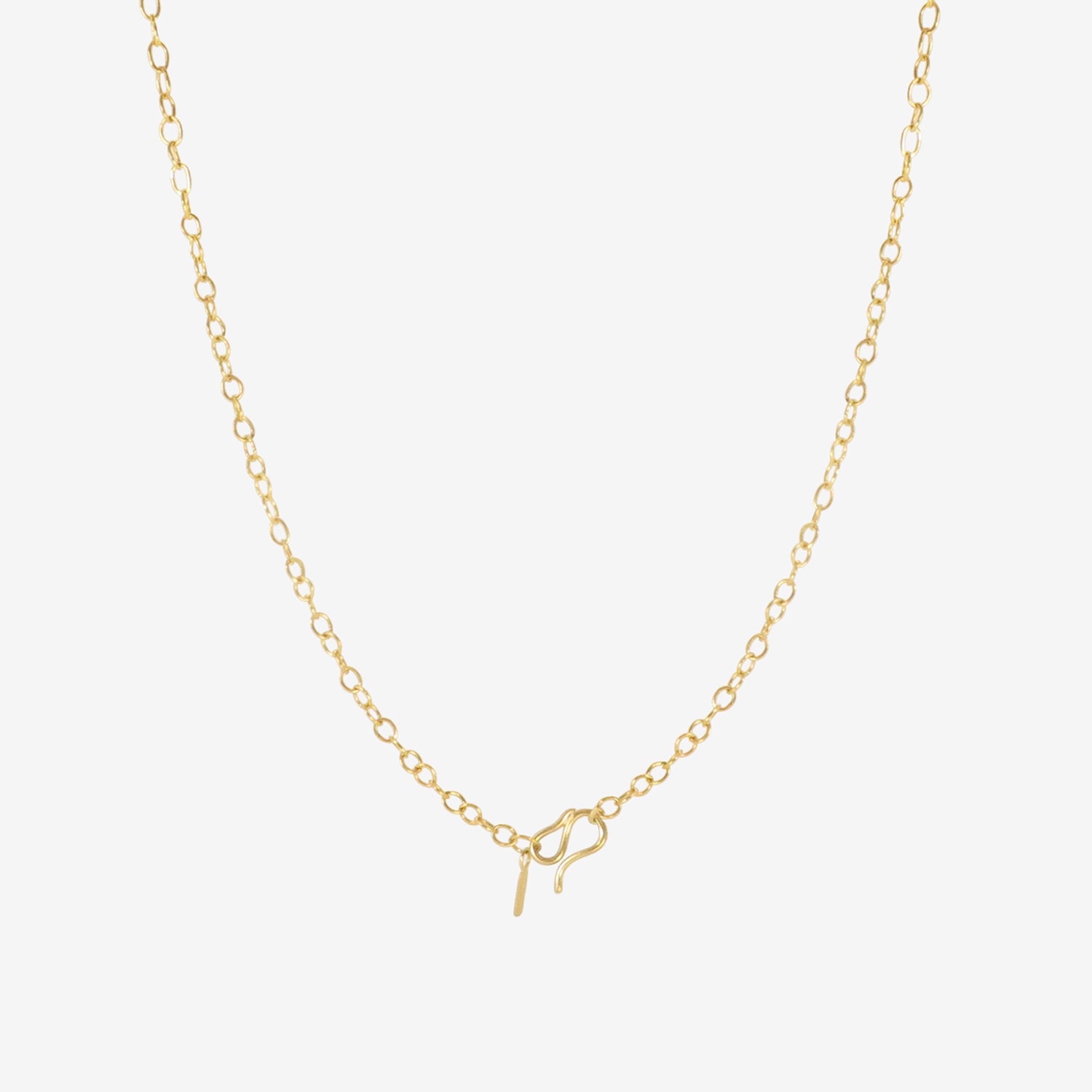 ROSANNE PUGLIESE 22K HANDMADE MINI CIRCLE LINK CHAIN