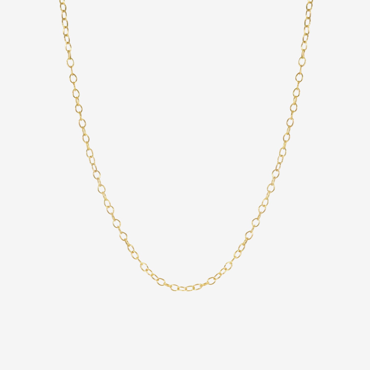 ROSANNE PUGLIESE 22K HANDMADE MINI CIRCLE LINK CHAIN