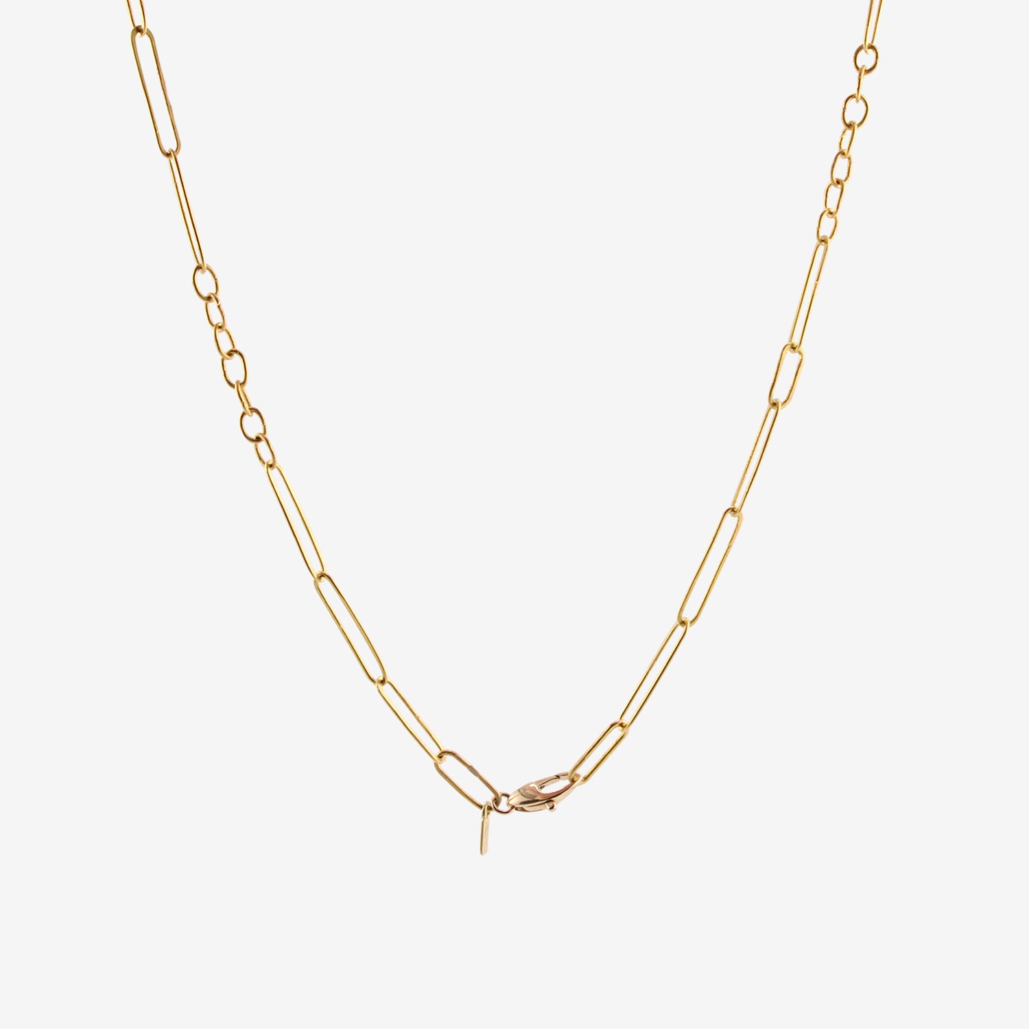 ROSANNE PUGLIESE 22K HANDMADE MIXED LINK CHAIN