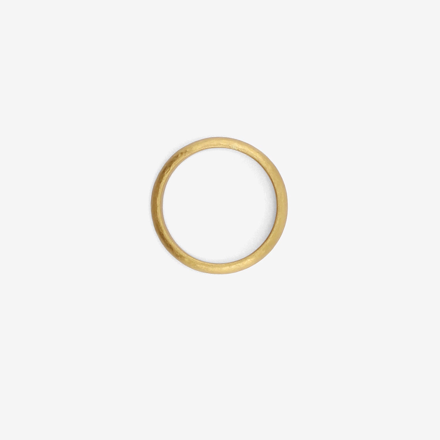 ROSANNE PUGLIESE 22K LIGHTLY HAMMERED 4MM DOMED BAND