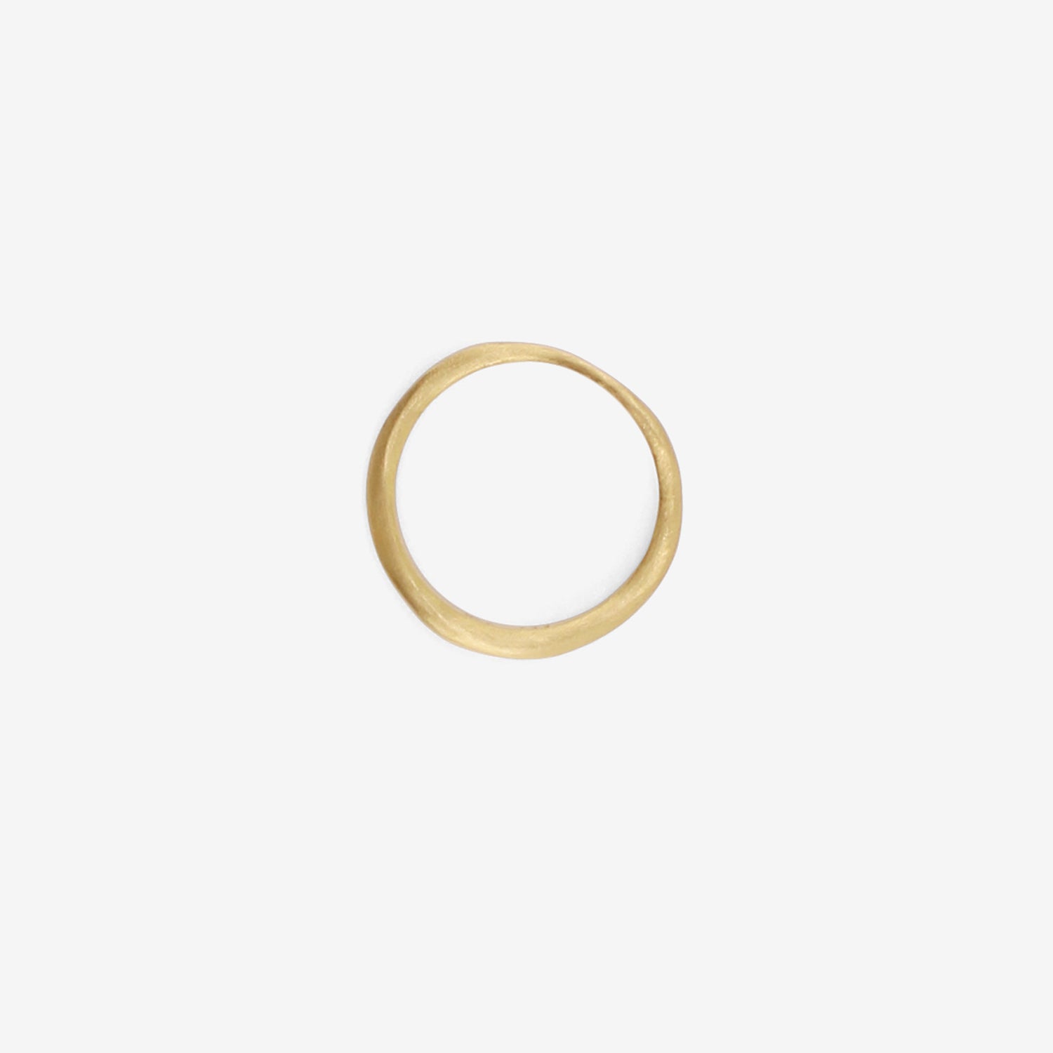 ROSANNE PUGLIESE 22K WAVE RING, SIZE 9