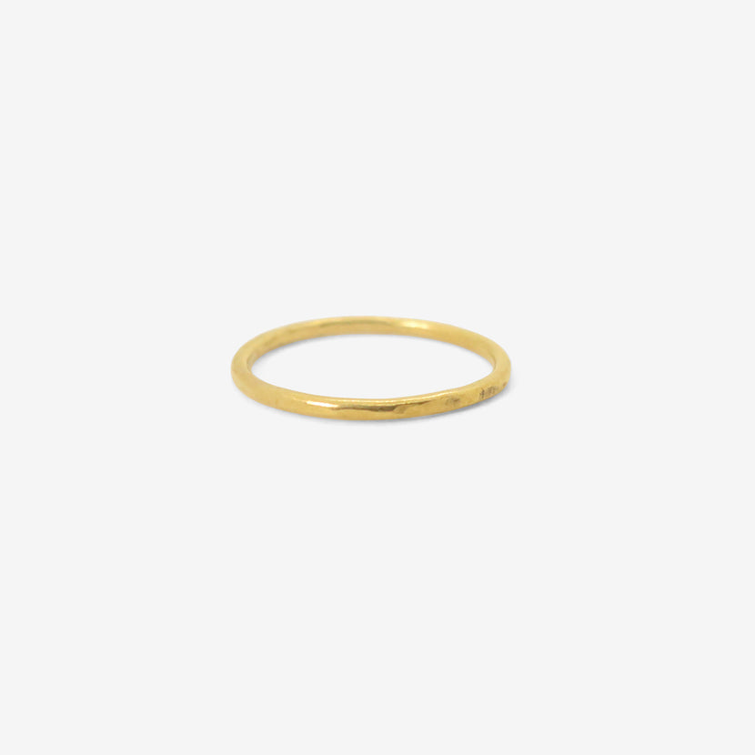 ROSANNE PUGLIESE 22K 1.2MM BAND, SIZE 5 1/2