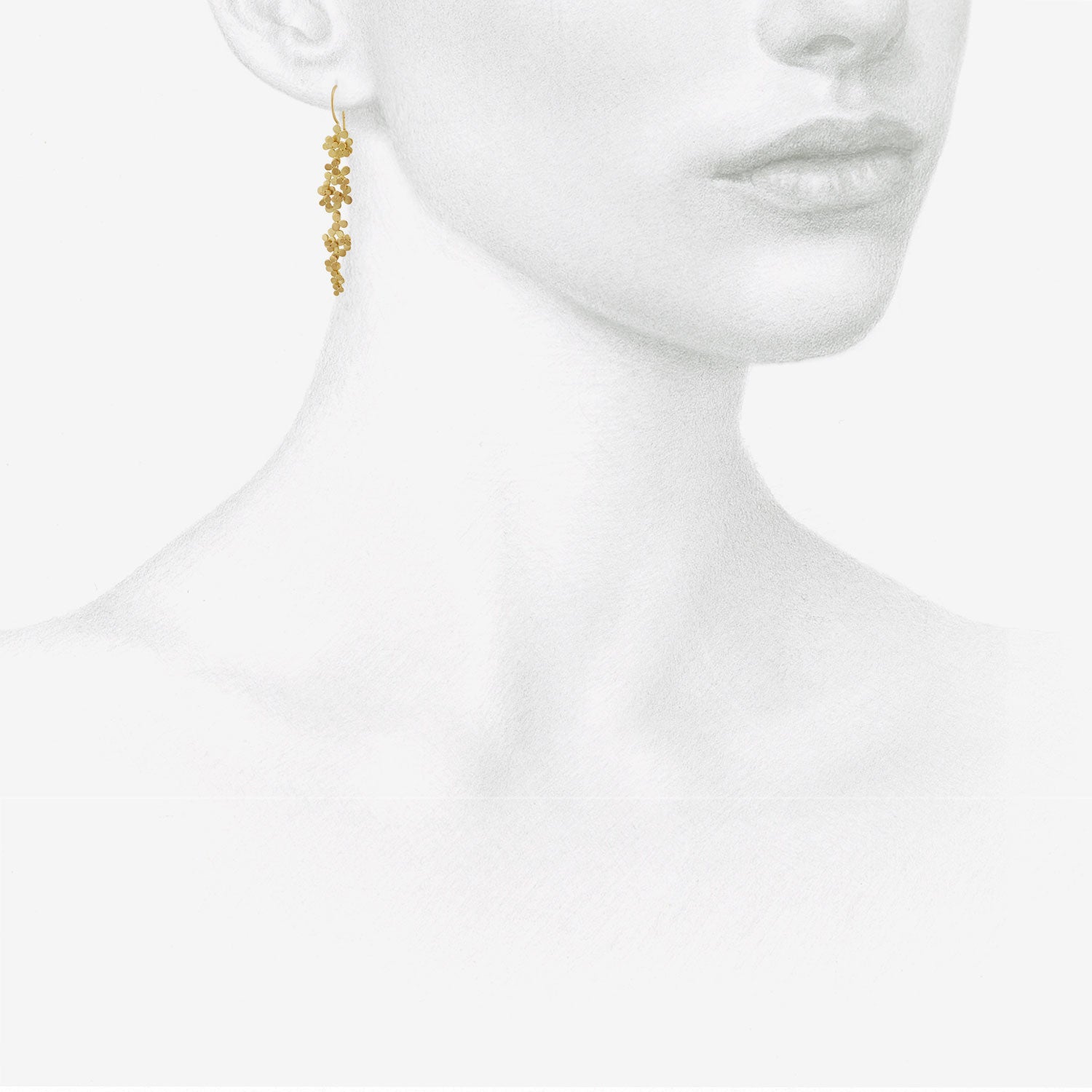 SIA TAYLOR 18K BLOSSOM EARRINGS