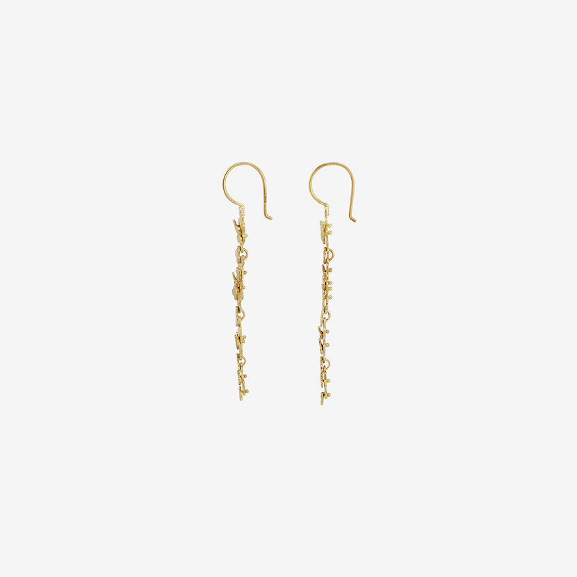 SIA TAYLOR 18K BLOSSOM EARRINGS