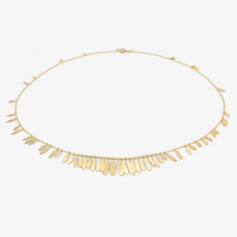 SIA TAYLOR 18K DAISY NECKLACE