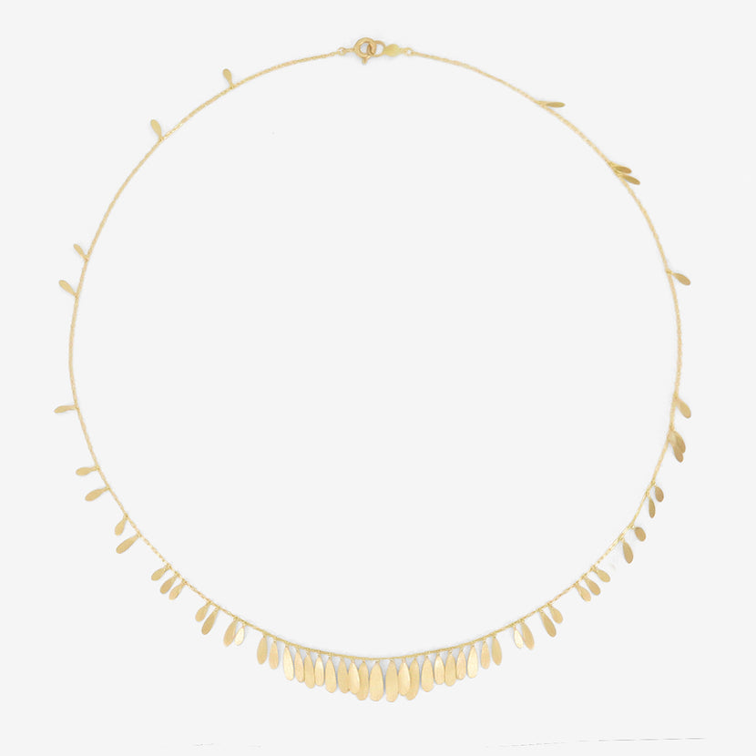 SIA TAYLOR 18K DAISY NECKLACE