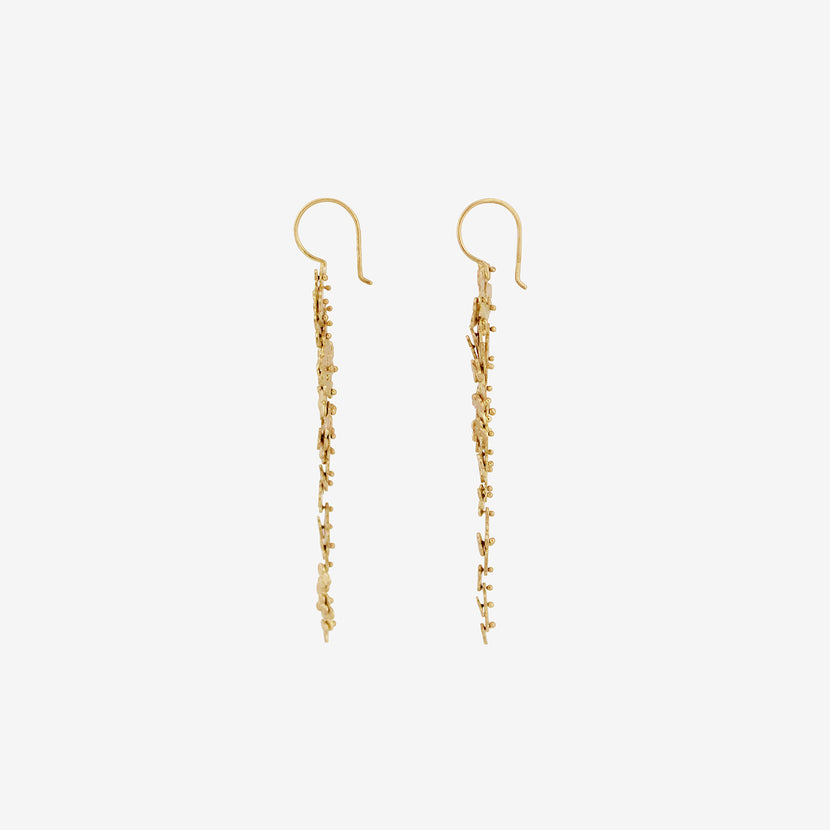 SIA TAYLOR 18K FALLING BLOSSOM EARRINGS