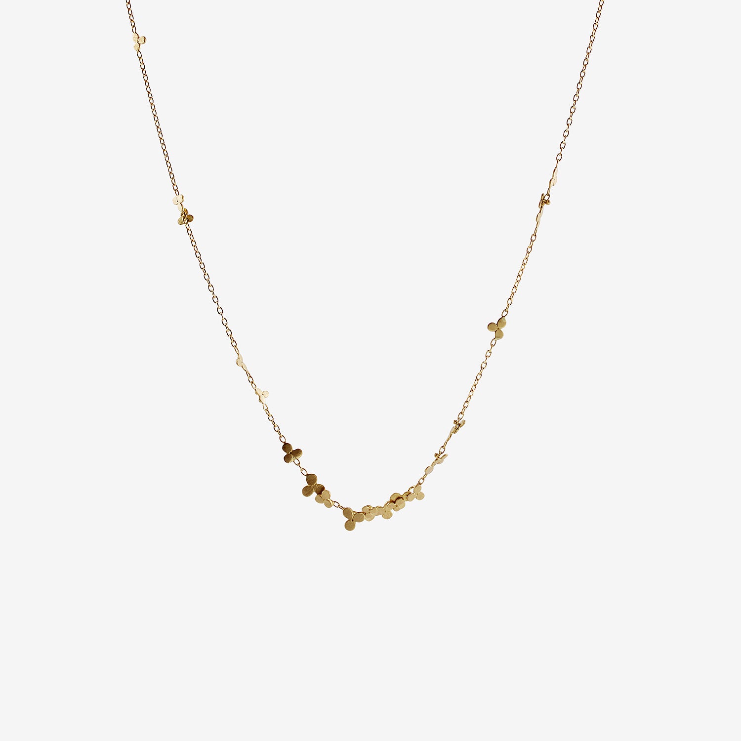 SIA TAYLOR 18K FLOATING BLOSSOM NECKLACE