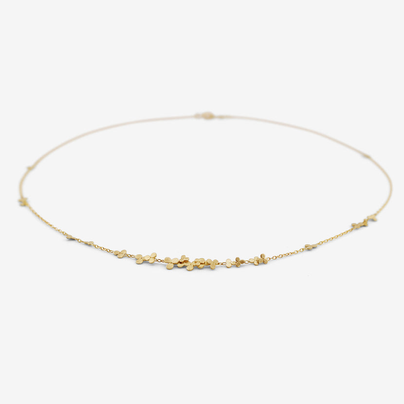 SIA TAYLOR 18K FLOATING BLOSSOM NECKLACE