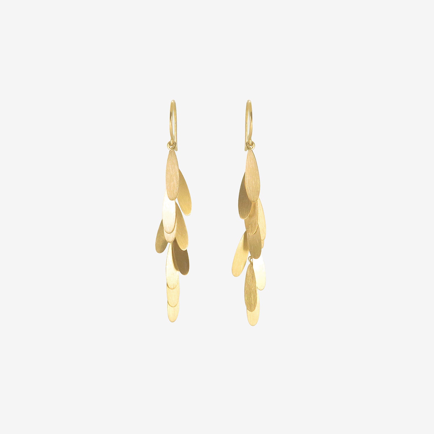SIA TAYLOR 18K LONG DAISY EARRINGS