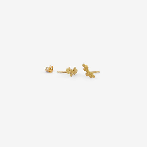 SIA TAYLOR 18K TINY BLOSSOM STUDS
