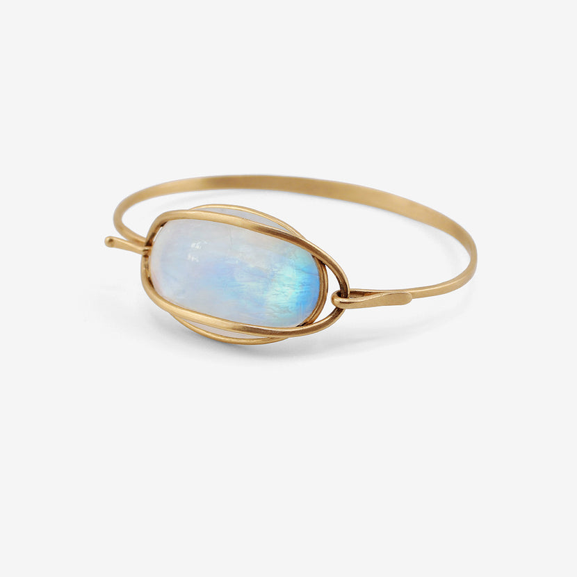 TED MUEHLING 18K & MOONSTONE BRACELET