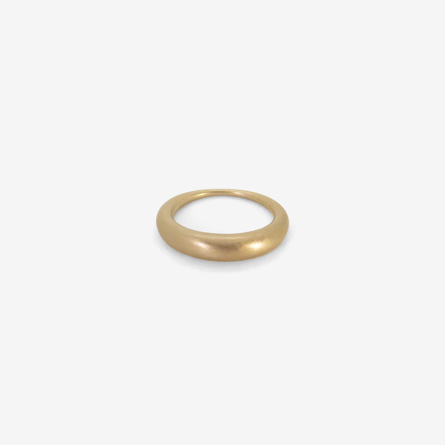 TED MUEHLING 18K WHITE GOLD RING, SIZE 6