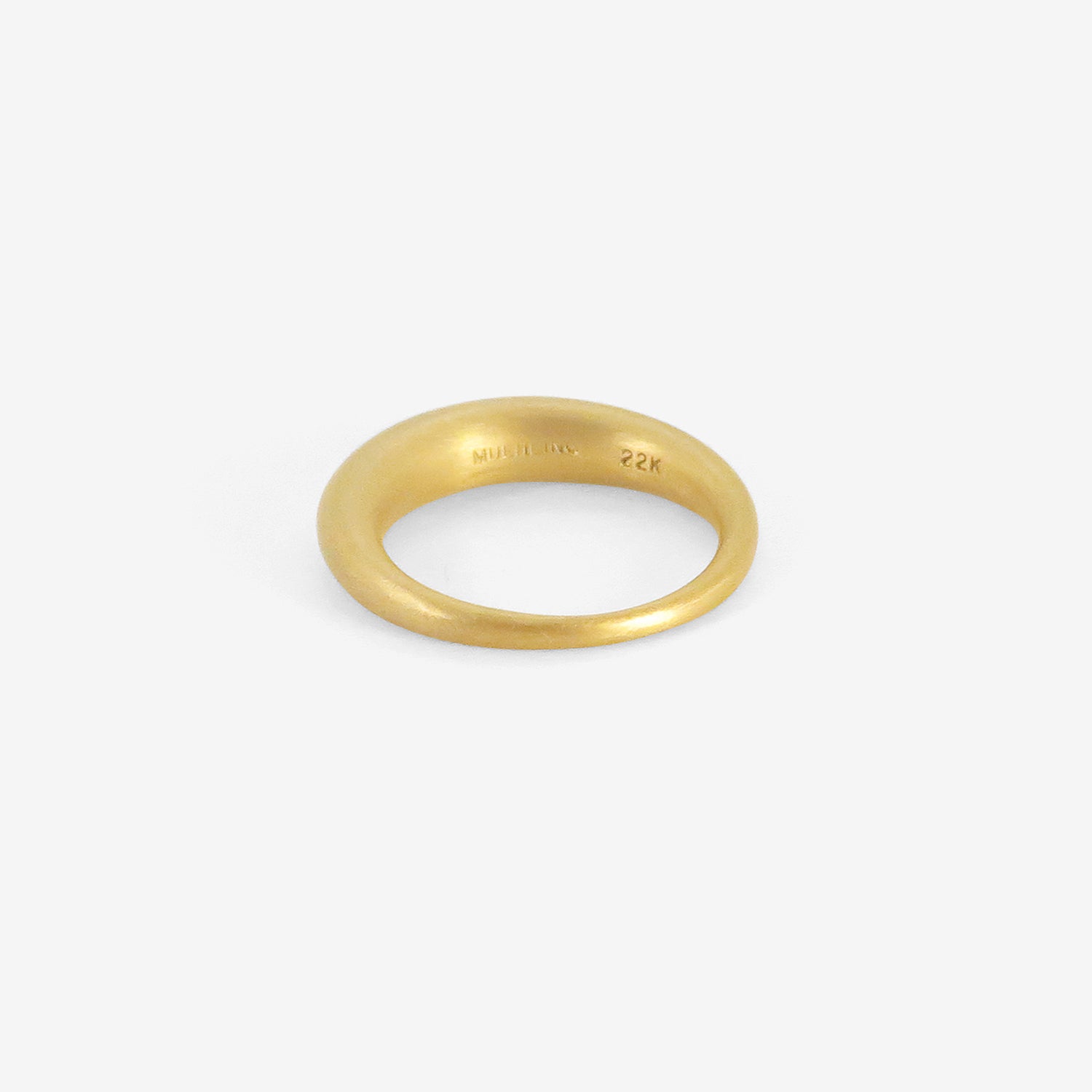 TED MUEHLING 22K YELLOW GOLD RING