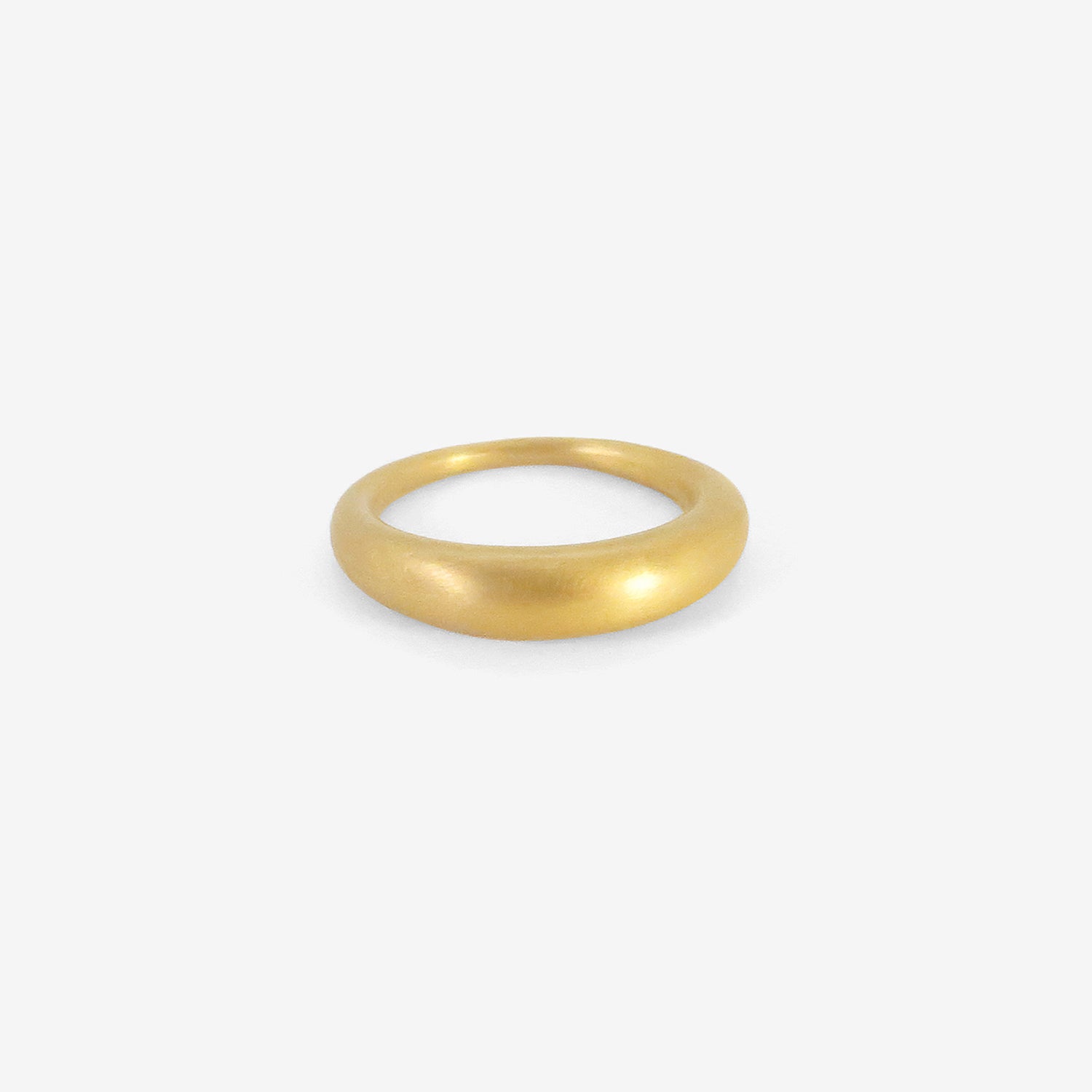 14k Gold & Silver Round Ring | Colleen Mauer Designs