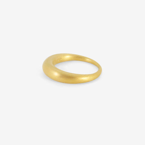 TED MUEHLING 22K YELLOW GOLD RING