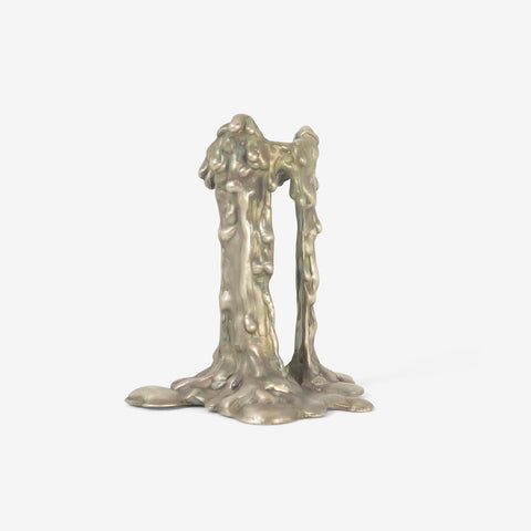 TED MUEHLING STERLING SILVER GHOST CANDLESTICK