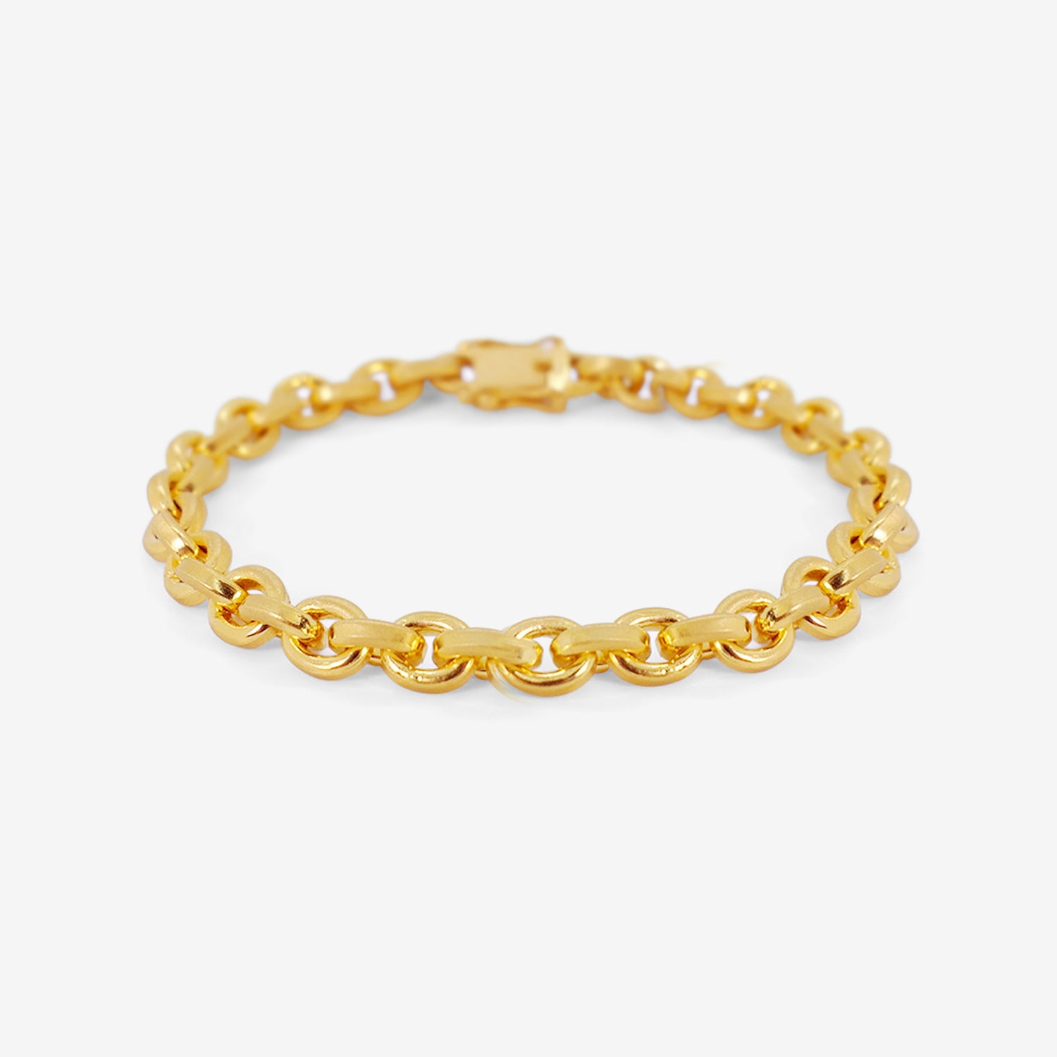DARIUS 18K OVERSIZED SIGNATURE CHAIN BRACELET