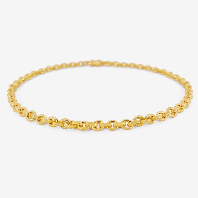 DARIUS 18K OVERSIZED SIGNATURE CHAIN NECKLACE