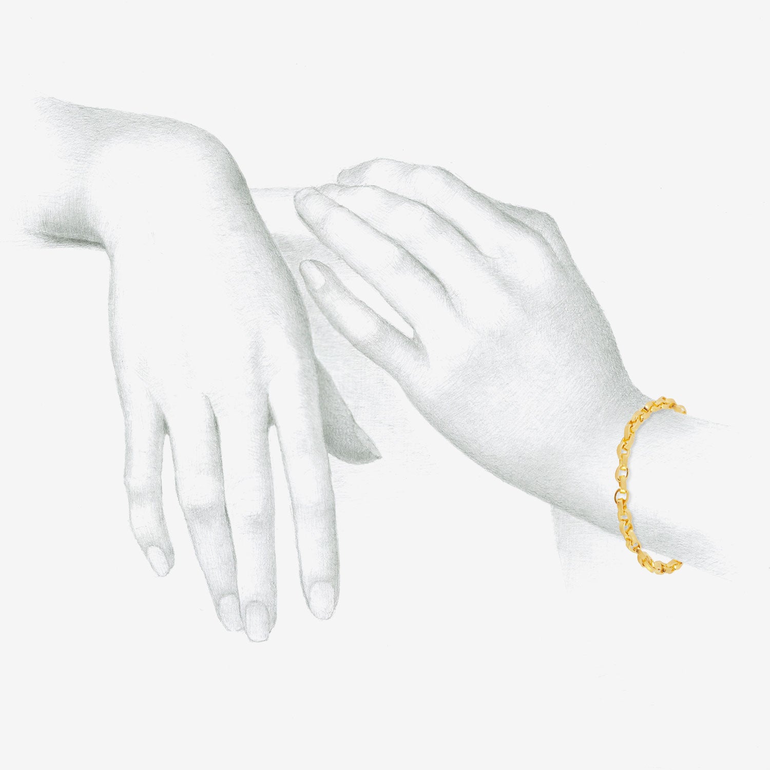 DARIUS 18K SIGNATURE CHAIN BRACELET